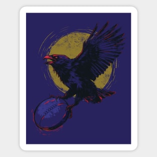 Football Raven Magnet